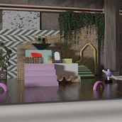 Mi Proyecto del curso: Composiciones abstractas con Cinema 4D. 3D, 3D Modeling, and 3D Design project by Daniela Correa Zirpoli - 02.20.2022