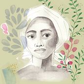 Dandara. Un projet de Illustration traditionnelle, Dessin, Aquarelle, Dessin de portrait , et Dessin artistique de Jana Crivelli - 06.11.2021