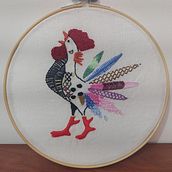 Mi Proyecto del curso: Técnicas de bordado: ilustrando con hilo y aguja. Embroider, and Textile Design project by Alexandra Martinez - 02.20.2022