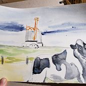 My project in Artistic Watercolor Sketching: Dare to Express Your Ideas course. Traditional illustration, Sketching, Creativit, Drawing, Watercolor Painting, and Sketchbook project by Angela Counter - 02.21.2022