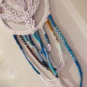 Meu projeto do curso: Introdução à tapeçaria em macramê. Un projet de Création d'accessoires, Art textile , et Design textile de Fernanda Pedrosa - 20.02.2022