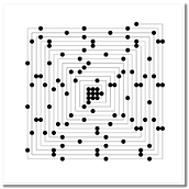 Ulam Spirals - Creative Coding: Making Visuals with JavaScript course. Un progetto di Multimedia, JavaScript e Motion graphics di gpg342 - 21.02.2022
