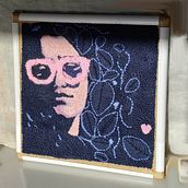 My project in Punch Needle XL Embroidery course. Embroider, Decoration, Punch Needle, and Textile Design project by Astrid Mair - 02.21.2022