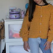 Mi Proyecto del curso:  Top-down: prendas a crochet de una sola pieza. Crochet project by amandarina77 - 02.21.2022