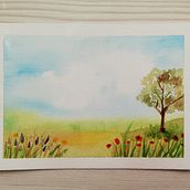 Prato e cielo. Un projet de Illustration traditionnelle de Lara Pederzolli - 21.02.2022