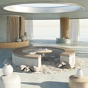 Surrealistic blender living Ein Projekt aus dem Bereich 3D, Möbeldesign und - bau, Kreativität und Concept Art von Iulia Lungu - 22.02.2022
