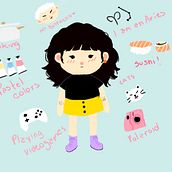 Me and My favorite things . Traditional illustration project by Aline Mares - 02.22.2022