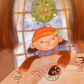 Christmas challenge . Traditional illustration project by Ekaterina Bat Khen - 02.22.2022