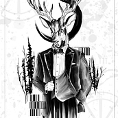 Ilustrações blackwork. Un progetto di Illustrazione tradizionale, Illustrazione digitale e Design di tatuaggi di Lucas Matsui - 22.02.2022