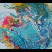 Sample Acrylic Pour Paintings. Un progetto di Belle arti di Maeve Payntr - 22.02.2022