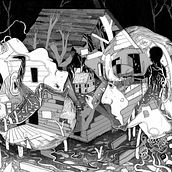 Ink Drawings. Un proyecto de Ilustración con tinta, Ilustración tradicional y Bellas Artes de Eva - 30.12.2018