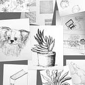 My project in Daily Sketching for Creative Inspiration course. Traditional illustration, Sketching, Creativit, Drawing, and Sketchbook project by Eva Lundberg - 02.23.2022