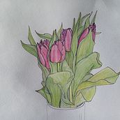 My project in Botanical Sketchbooking: A Meditative Approach course. Un proyecto de Ilustración tradicional, Bocetado, Dibujo, Pintura a la acuarela, Ilustración botánica y Sketchbook de mrsrkey - 23.02.2022
