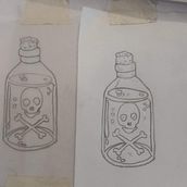 Mi Proyecto del curso: Tatuaje para principiantes - Moonshine. Projekt z dziedziny Projektowanie tatuaż użytkownika Julian Zuppi - 23.02.2022