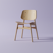 Chair Tutorial. Projekt z dziedziny 3D użytkownika Luana Zampieri - 07.11.2021