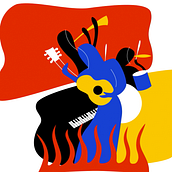 LA MAR DE MÚSICAS. Motion Graphics, 2D Animation, Film, Video, TV, and Music project by Enrique Muñoz - 01.01.2020