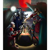 Imprimindo Excalibur. Een project van  Ontwerp, Traditionele illustratie, Digitale illustratie y Digitaal ontwerp van João Setti - 20.02.2022