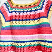 Meu projeto do curso: Técnicas de crochê para criar roupas coloridas. Design de moda, Tecido, DIY, Crochê, e Design têxtil projeto de Andrea Teixeira - 19.02.2022