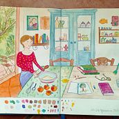 Il mio progetto del corso: Sketchbook per esplorare il tuo stile di disegno. Traditional illustration, Sketching, Creativit, Drawing, Watercolor Painting, Sketchbook, and Gouache Painting project by Levia Pagetta - 02.24.2022