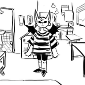 Mi Monstruo punk. Un progetto di Illustrazione tradizionale e Fumetto di Natacha Mansilla - 22.02.2022
