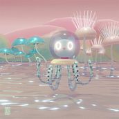Mi Proyecto del curso: Creación de personajes kawaii en 3D con Blender . Un proyecto de Ilustración tradicional, Diseño de personajes, Ilustración digital, Modelado 3D y Manga de Mónica Colias - 24.02.2022