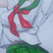 Mi Proyecto del curso: Coloreado con marcadores para dibujo manga. Un proyecto de Ilustración tradicional, Cómic, Teoría del color y Manga de tecnologia - 24.02.2022