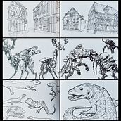 Mon projet du cours : Esquisse quotidienne pour une inspiration créative. Projekt z dziedziny Trad, c, jna ilustracja, Sketching, Kreat, wność,  R, sunek i Sketchbook użytkownika Annabelle Morvan - 24.02.2022