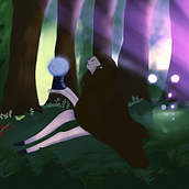 My project in Fantastical Illustrations with Procreate course. Traditional illustration, Digital Illustration, and Digital Drawing project by eda kanmaz - 02.23.2022