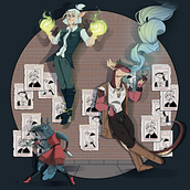 Wayward Souls . Animação, e Design de personagens projeto de Maricarmen Ibarra - 24.02.2022