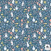 Estampa Jardim encantado. Furniture Restoration, Upc, cling, and Watercolor Painting project by Mariana Terleski - 02.24.2022