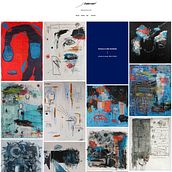 Plantilla web a medida de artista para WordPress. Un projet de Webdesign, UX / UI, Br, ing et identité , et Beaux Arts de Luis Enrique May Risso - 10.02.2022