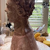 My project in Introduction to Clay Figurative Sculpture course. Fine Arts, and Sculpture project by Jane - 02.25.2022