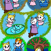 Meu projeto do curso: Ilustração de uma história com estilo kawaii. Traditional illustration, Character Design, Digital Illustration, and Manga project by elisap160 - 02.25.2022