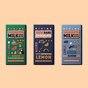 Chocolate packaging design. Traditional illustration, Digital Illustration, Design, Br, ing & Identit project by Vicky Hughes - 01.11.2022
