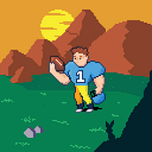 Mi Proyecto del curso: Introducción al diseño de personajes en pixel art. Un progetto di Character design, Videogiochi, Pixel art e Progettazione di videogiochi di elmanza13 - 25.02.2022