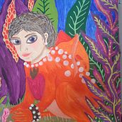 Mi Proyecto del curso: Ilustración expresiva con técnicas mixtas: encuentra tu creatividad  Ein Projekt aus dem Bereich Traditionelle Illustration, Skizzenentwurf, Kreativität, Artistische Zeichnung und Gouachemalerei von Luisa Ana Giglione - 25.02.2022