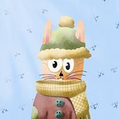 Lapin d’hiver. Un proyecto de Ilustración tradicional de lidzsimpson - 24.02.2022