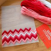 My first attempt in Bargello😊 Ein Projekt aus dem Bereich Weben und Textildesign von Stefania Molinari - 26.02.2022