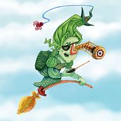 The Wonderfull oz project. Traditional illustration, Colored Pencil Drawing, Picturebook, Figure Drawing, Sketchbook, Instagram, Children's Illustration, and Artistic Drawing project by Ewald Stuer - 02.26.2022