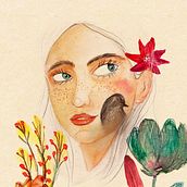 My project in Illustrated Portrait in Watercolor course. Traditional illustration, Fine Arts, Painting, Drawing, Watercolor Painting, Portrait Drawing, and Artistic Drawing project by Bharati Das - 03.02.2022