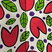 My project in Botanical Patterns in a Sketchbook: Conquer the Blank Page course. Traditional illustration, Pattern Design, Botanical Illustration, and Sketchbook project by carlein - 02.26.2022