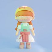 Mädchen aus Bayern. Character Design, and 3D Modeling project by Ossama Mansour - 02.27.2022