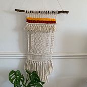 My project in Introduction to Macramé: Creation of a Decorative Tapestry course Ein Projekt aus dem Bereich Erweiterungsentwicklung, H, werk, Innendesign, Dekoration von Innenräumen, Weben, Makramee und Textildesign von knipke_knipke - 27.02.2022