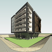 Mi Proyecto del curso: Modelado de edificios paramétricos con Revit. 3D, Architecture, Interior Architecture, 3D Modeling, Digital Architecture, and ArchVIZ project by CARLOS ANDRES MENDOZA DELGADO - 02.26.2022