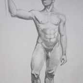 Mi Proyecto del curso: Dibujo realista de la figura humana. Traditional illustration, Fine Arts, Sketching, Pencil Drawing, Drawing, Realistic Drawing, and Figure Drawing project by mibukyt - 02.27.2022