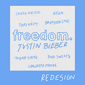 Freedom // Redesign concept art. Un projet de Musique , et Design graphique de Rocio Paone - 09.02.2022
