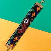 Mi Proyecto del curso: Diseño y creación de joyería con mostacillas. Un projet de Création d'accessoires, Artisanat, Design de bijoux , et Art textile de Daniela Zarraga Monasterios - 28.02.2022