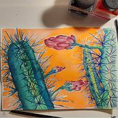 Aquarelas com temáticas de flora e fauna. Traditional illustration, Botanical Illustration, Ink Illustration, and Watercolor Painting project by Flavia Azul Araújo - 02.26.2022