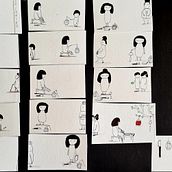 Mi Proyecto del curso: Técnicas de desbloqueo creativo: crea un cuaderno para imaginar. Traditional illustration, Creativit, Drawing, and Sketchbook project by Claudie Cousin - 02.28.2022