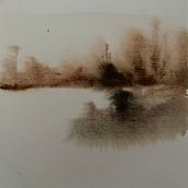 Mi Proyecto del curso: Paisajes naturales en acuarela con PITO CAMPOS. Un proyecto de Bellas Artes, Pintura y Pintura a la acuarela de Reyes Cerdà Gaos - 28.02.2022